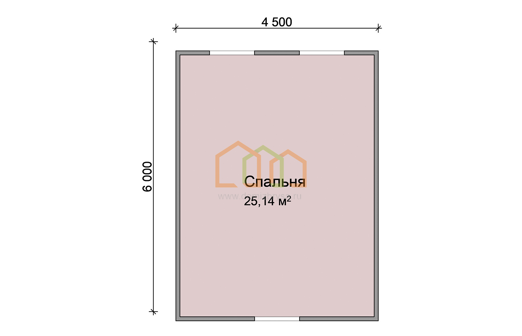 Дом из бруса под усадку 8х8 купить в Москве, площадь: 83 Брус 140х140 мм. с  террасой